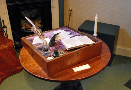 Photograph of Jane Austen's Writing Desk